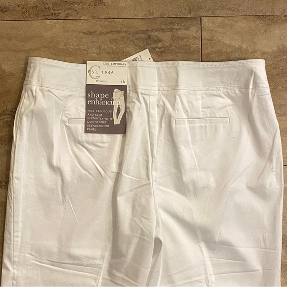 Women’s EST 1946 Classic Casual Pant's Size 16 Chino Shape Enhancing Trousers - Picture 7 of 11